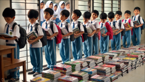 contoh surat pemulangan buku teks sekolah