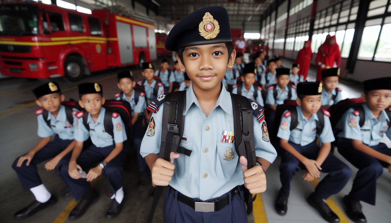 surat mengadakan lawatan ke balai bomba