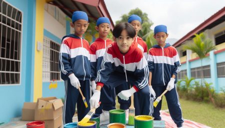 contoh surat mohon dana pembaikan pagar sekolah