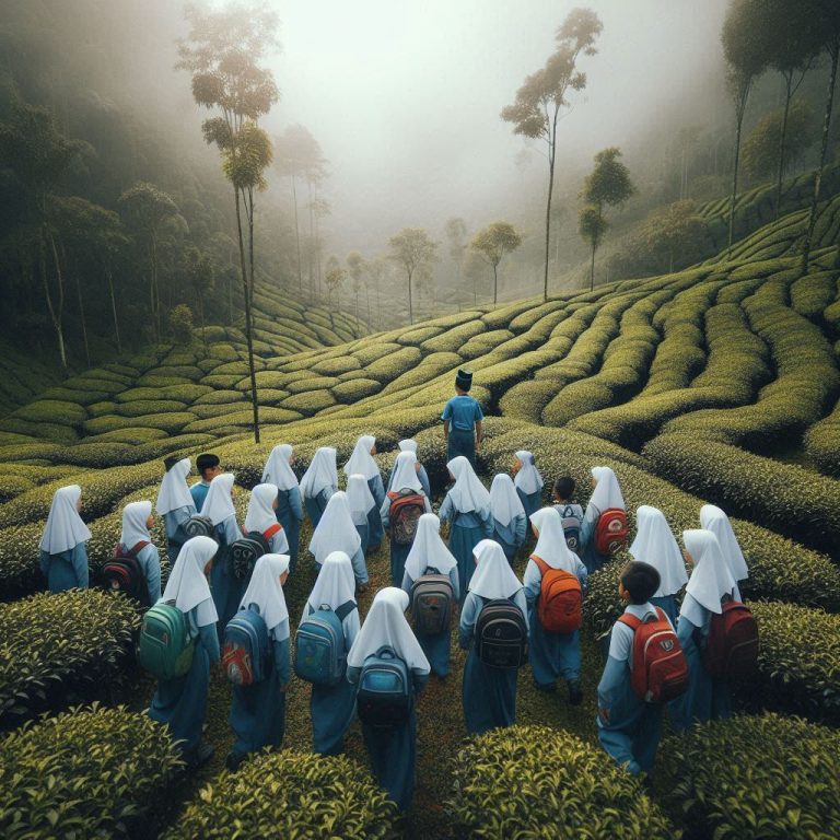 surat lawatan ke ladang teh sabah